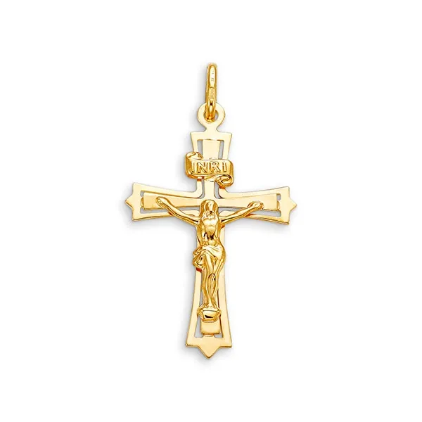 10k Gold Religious Crucifix