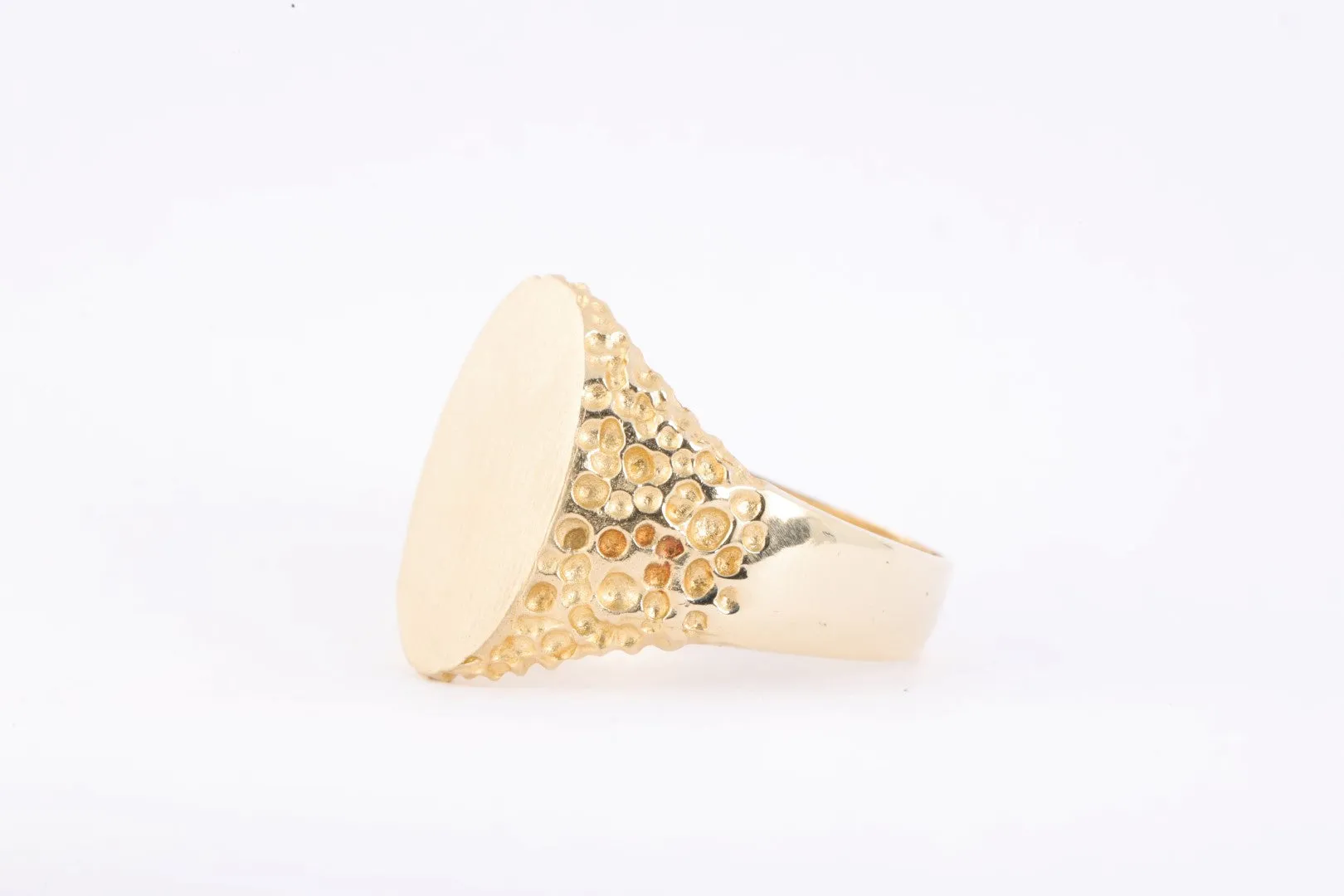 14k Yellow Gold Fashion Ring Size 8 (8.68g.)