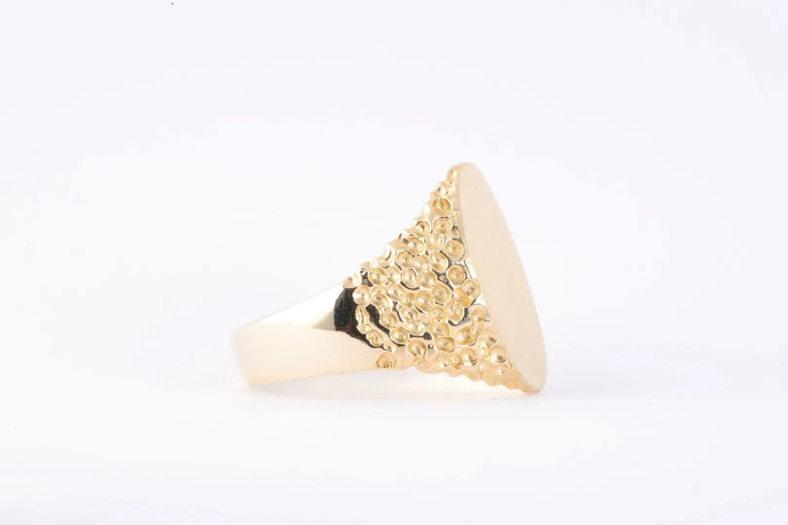 14k Yellow Gold Fashion Ring Size 8 (8.68g.)