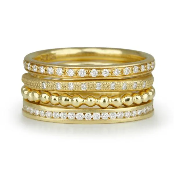 18K Gold High-Polished Seed Band