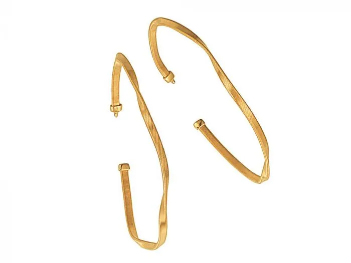 18K Yellow Gold Large Hoop Earrings OG257 Y 01