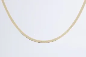 24" 14k Yellow Gold Herringbone Chain (7.36g.)