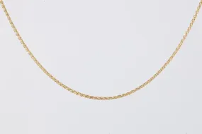 24" 14k Yellow Gold Wheat Chain (6.65g.)