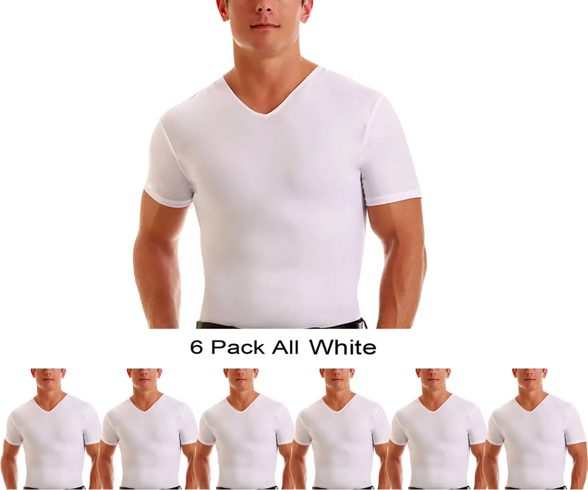 6-Pack Insta Slim Big & Tall Compression V-Necks VS0006BT