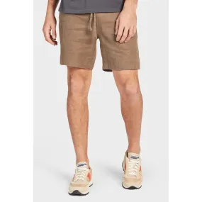 Academy Brand Men's Riviera Linen Shorts - Olive