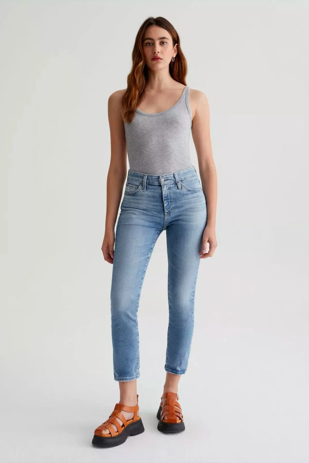 AG Denim The Mari Crop Jean - 20 Years Undertow