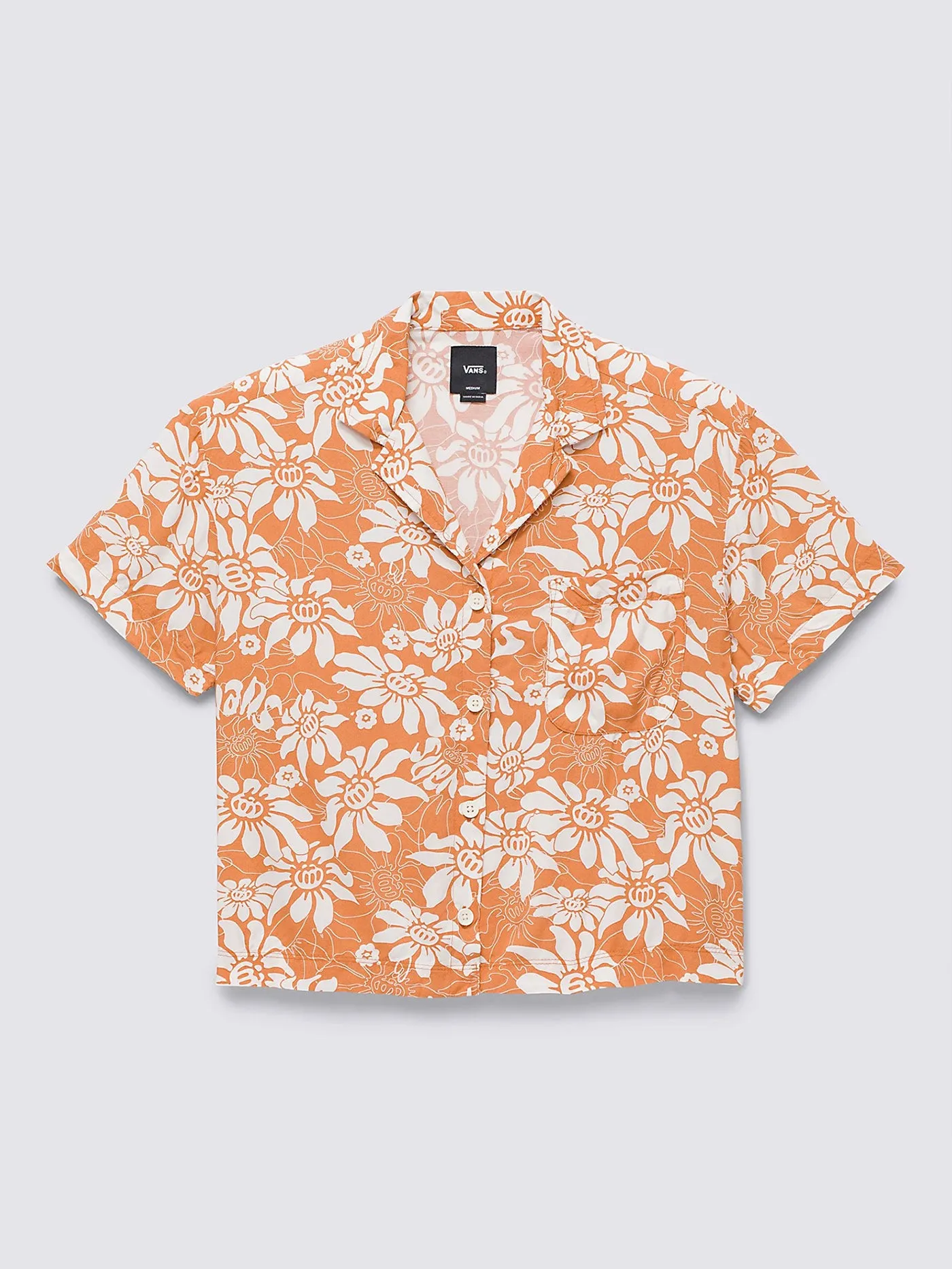 Amstone Short Sleeve Buttondown Shirt (Girls 7-14)