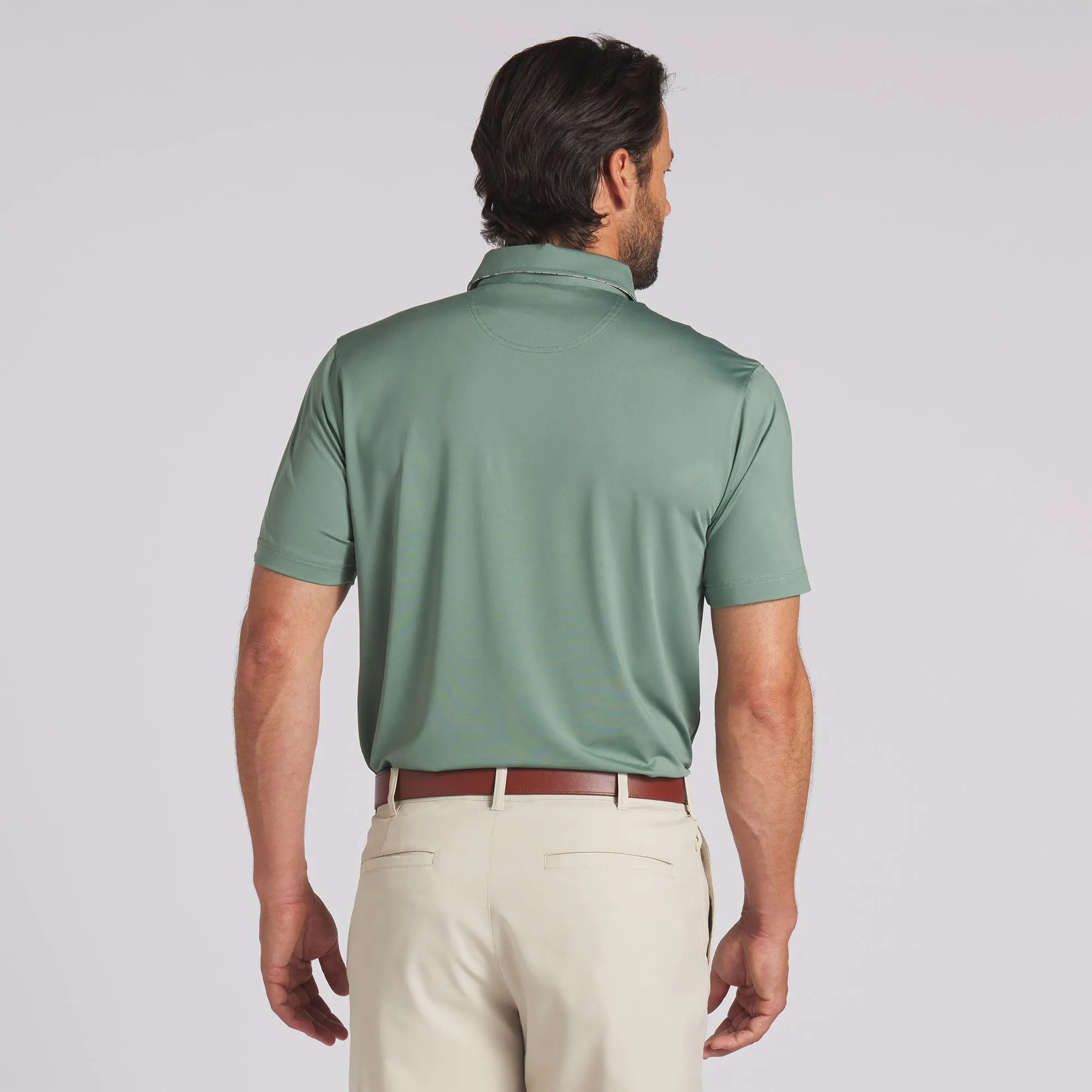 AP Floral Trim Golf Polo