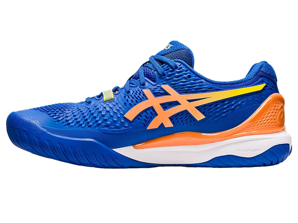 Asics Gel Resolution 9 men's tennis shoe 1041A384-960 tuna blue-sun peach