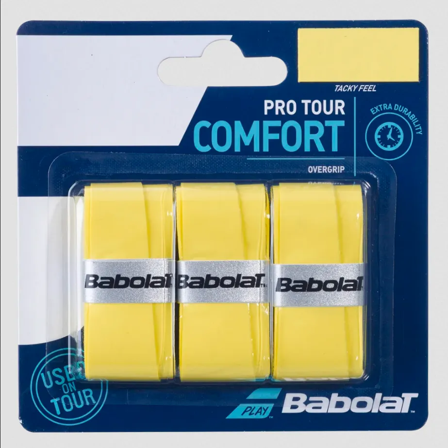 Babolat Overgrip Pro Tour Comfort 653037 113 yellow