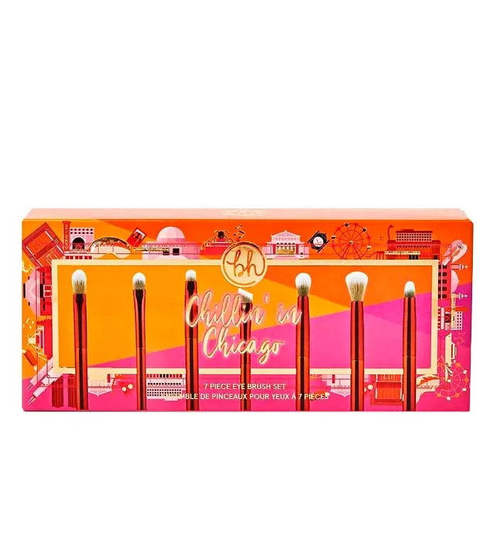 BH Cosmetics - Set de 6 pinceles para ojos Chillin in Chicago