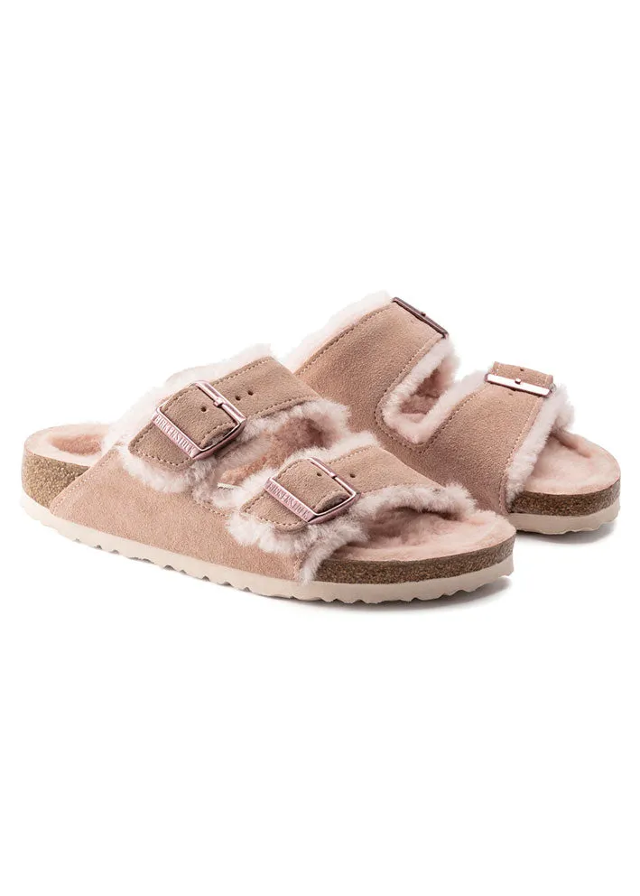 Birkenstock Arizona Shearling Suede 1020389 Light Rose