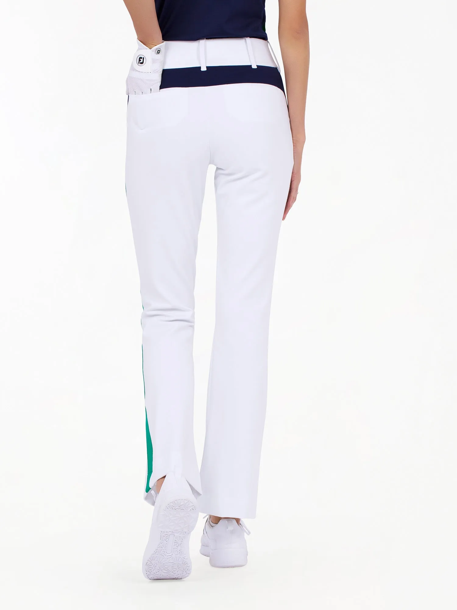 Blake  30 Inseam Golf Pant - White/Ink Combo