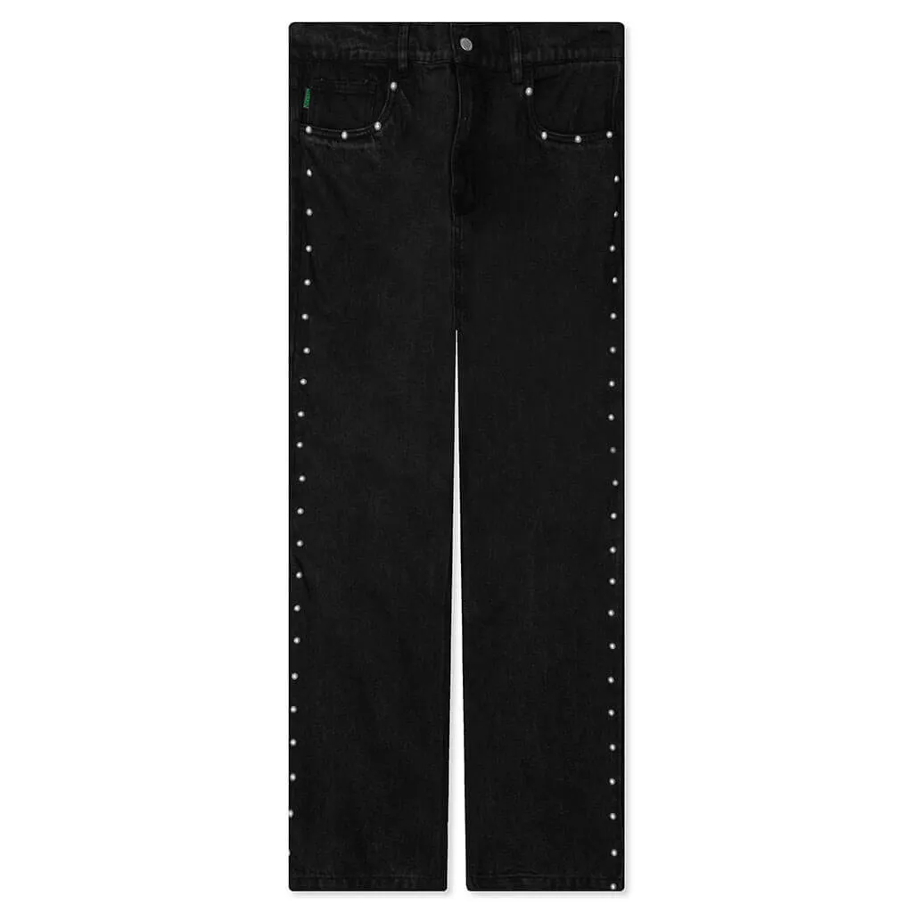 Bling 5 Pocket Denim - Black