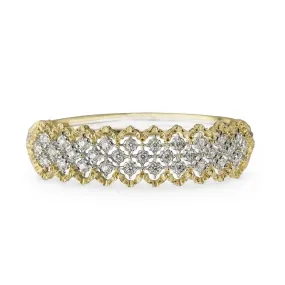 Buccellati - Rombi - Bracelet with Diamonds, 18k Yellow and White Gold