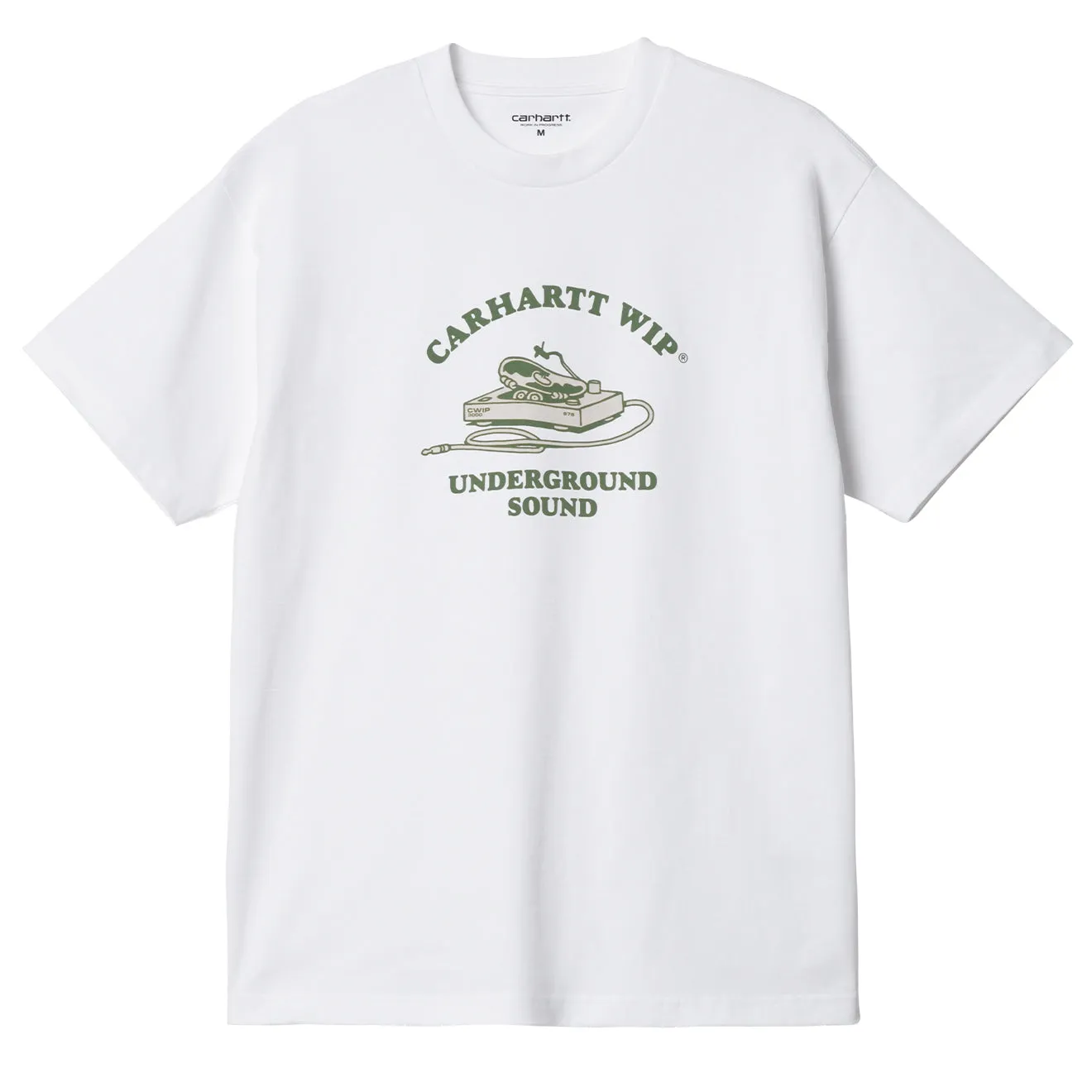 Carhartt WIP S/S Underground Sound T-Shirt White