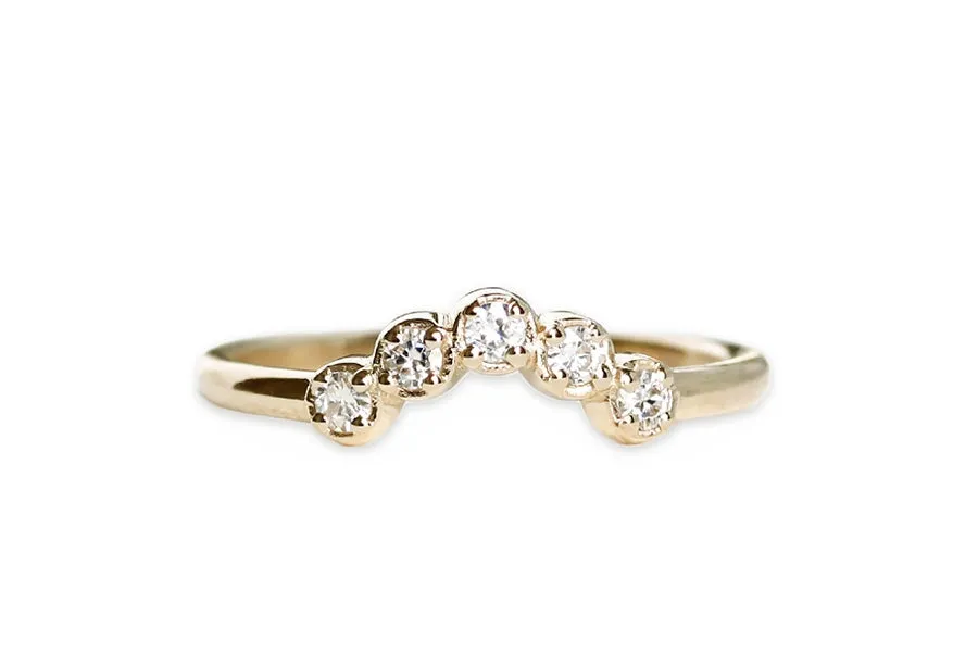 Cinq Diamond Ring