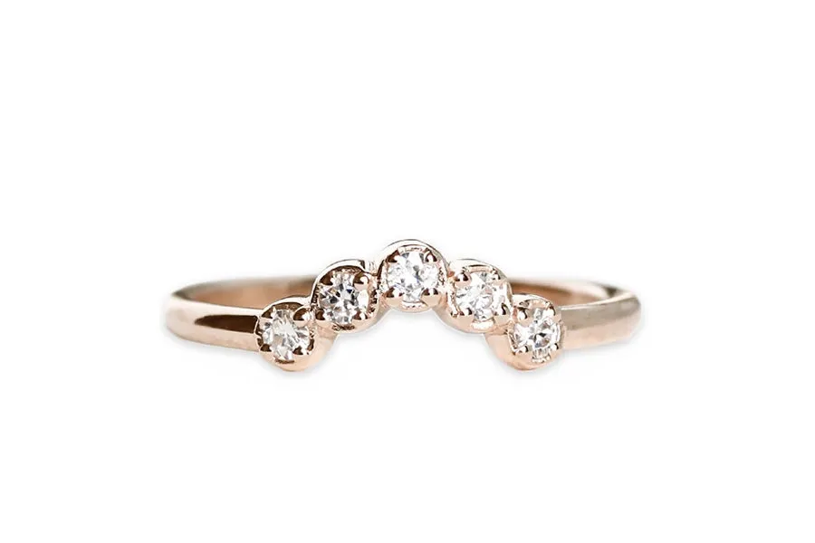 Cinq Diamond Ring