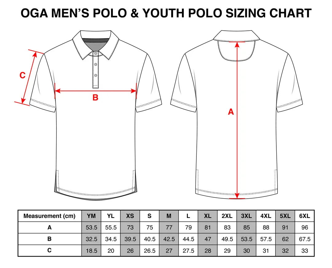 Classic - OGA Youth Polo - White