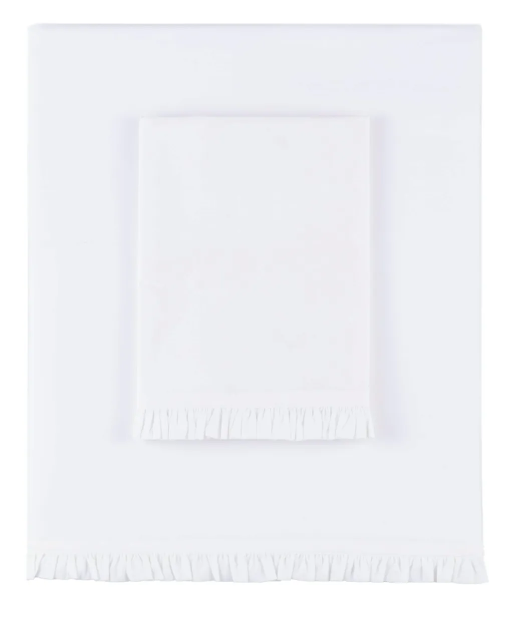 Classic Ruffle White Sheet