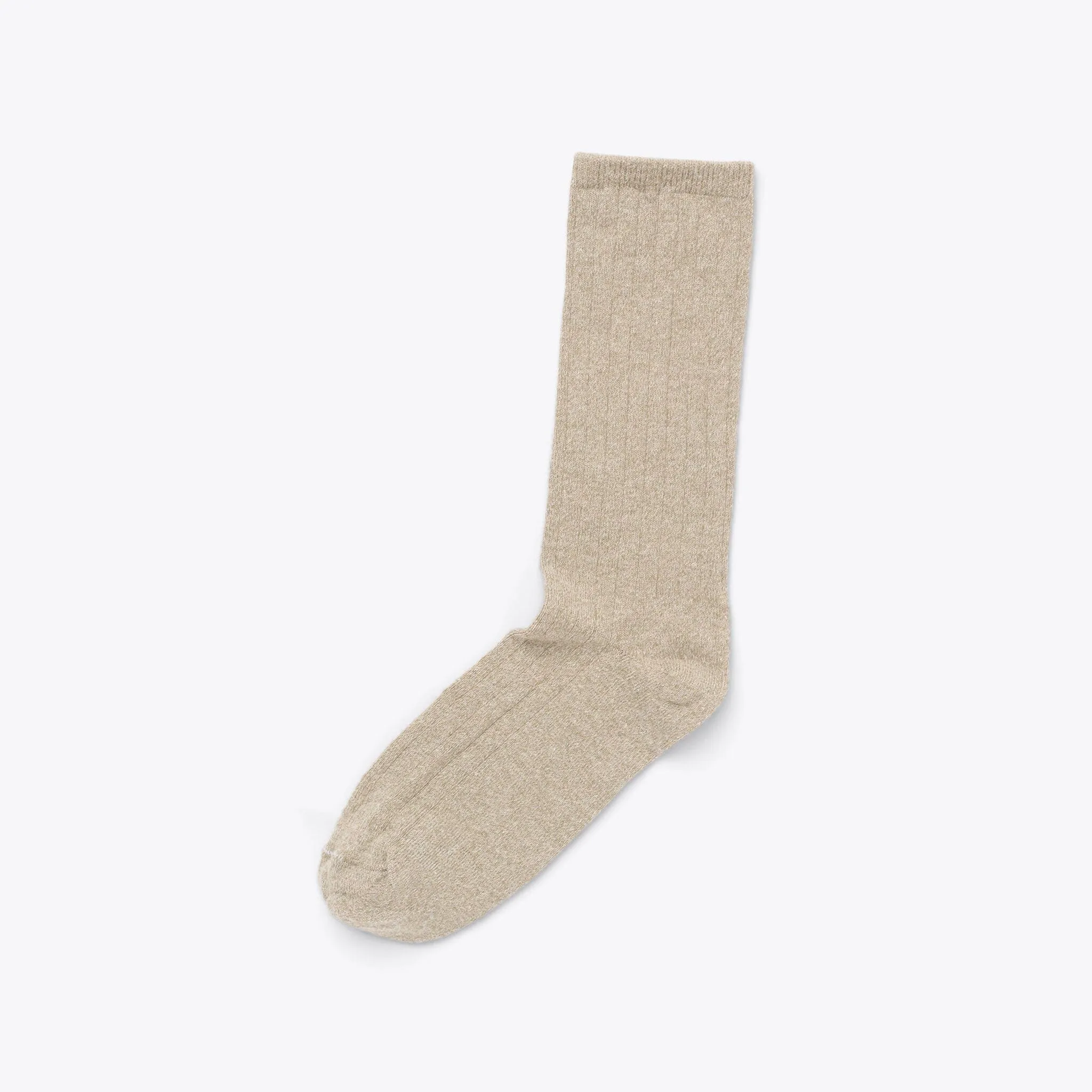 Cotton Crew Sock Oat