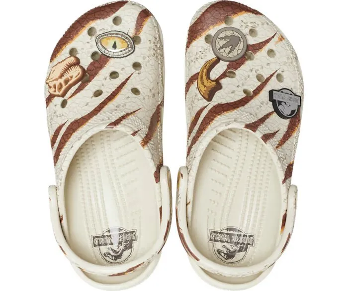 Crocs Adult Jurassic World Classic Clog - Bone