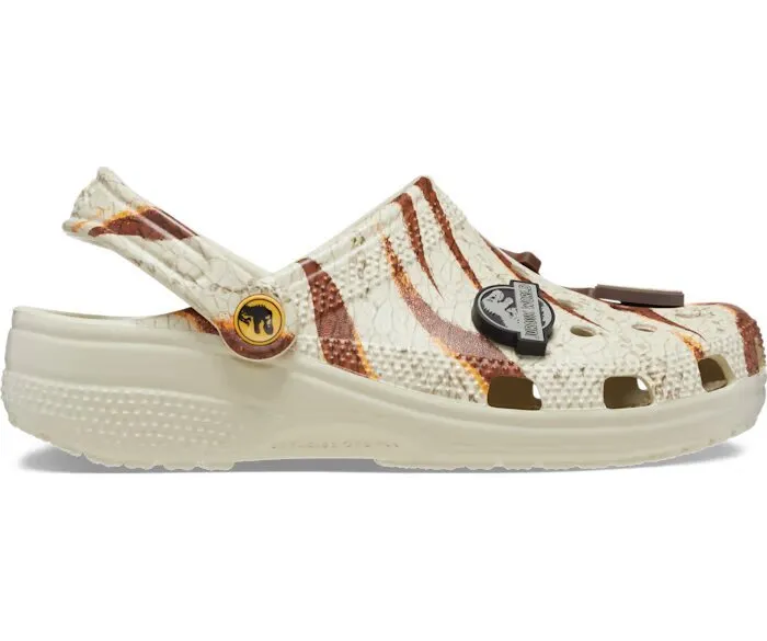 Crocs Adult Jurassic World Classic Clog - Bone