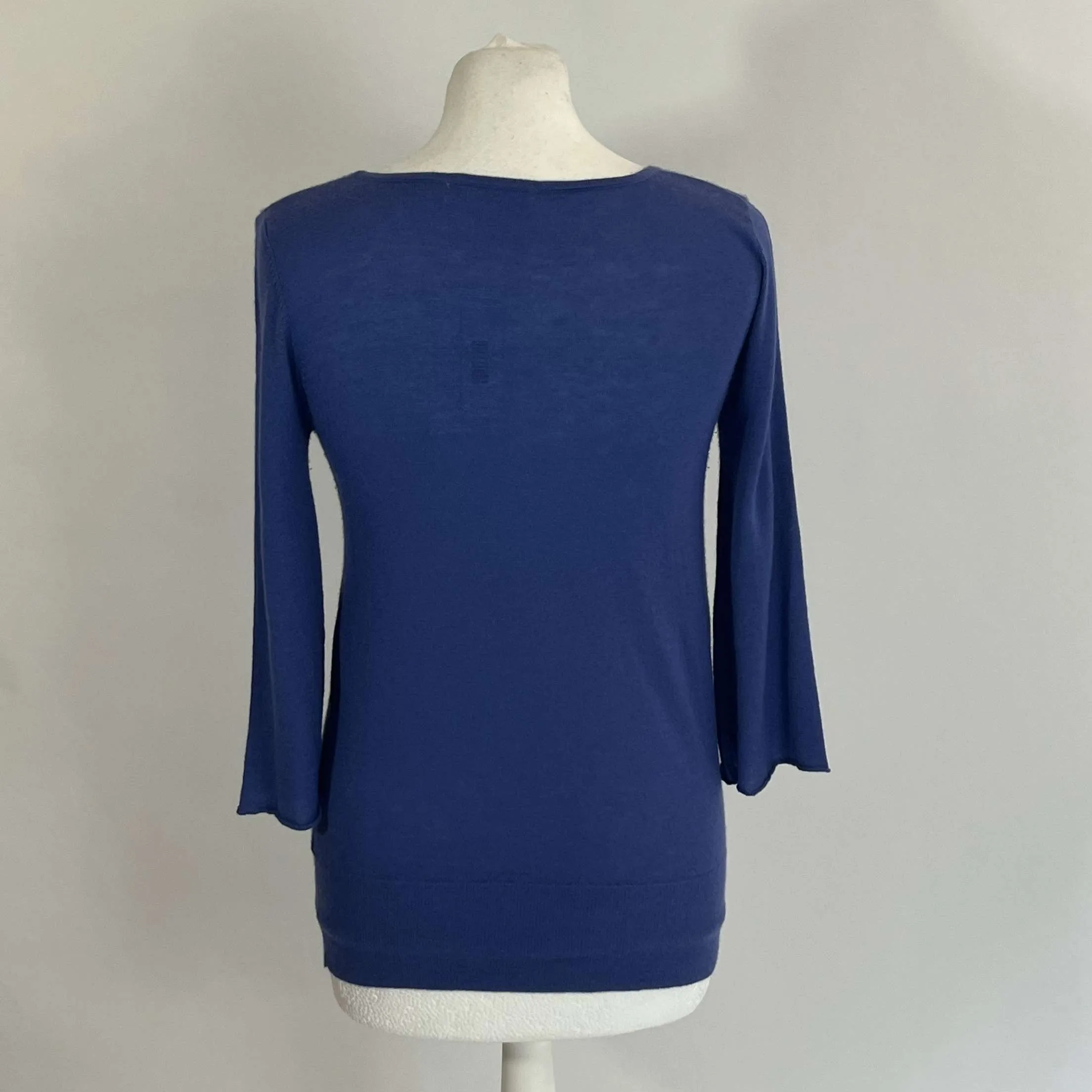 Crumpet Cornflower Superfine Cashmere Sweater M