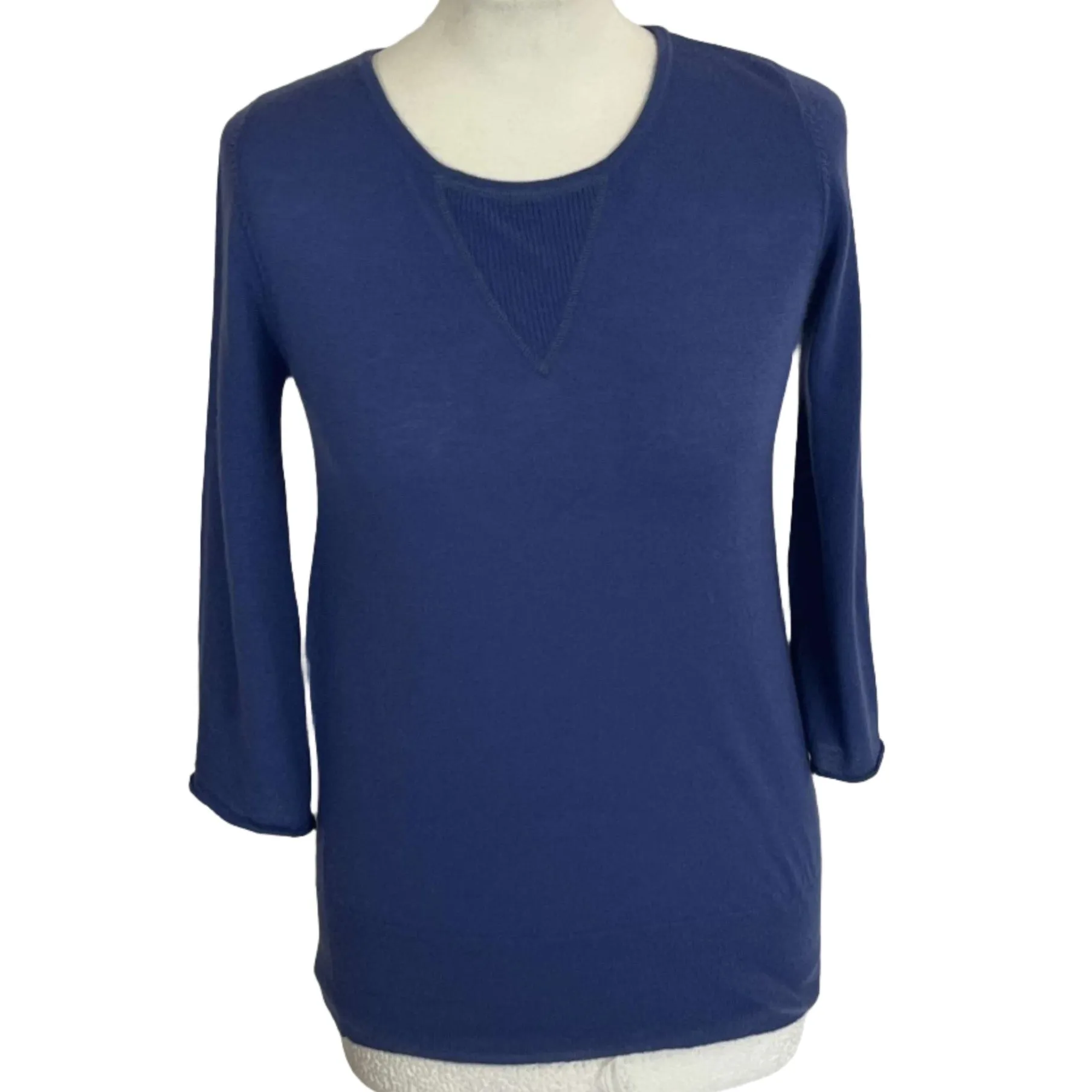 Crumpet Cornflower Superfine Cashmere Sweater M