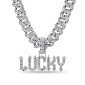 Custom Gothic Font Letter/Number Pendant