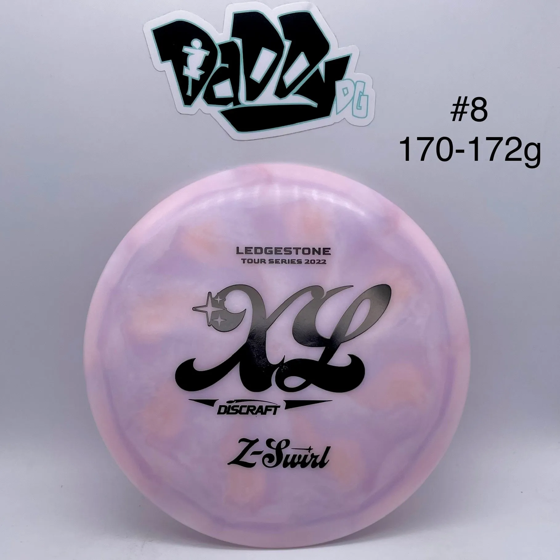 Discraft Z Swirl XL Ultra Long Control Driver with 2022 Ledgestone Stamp