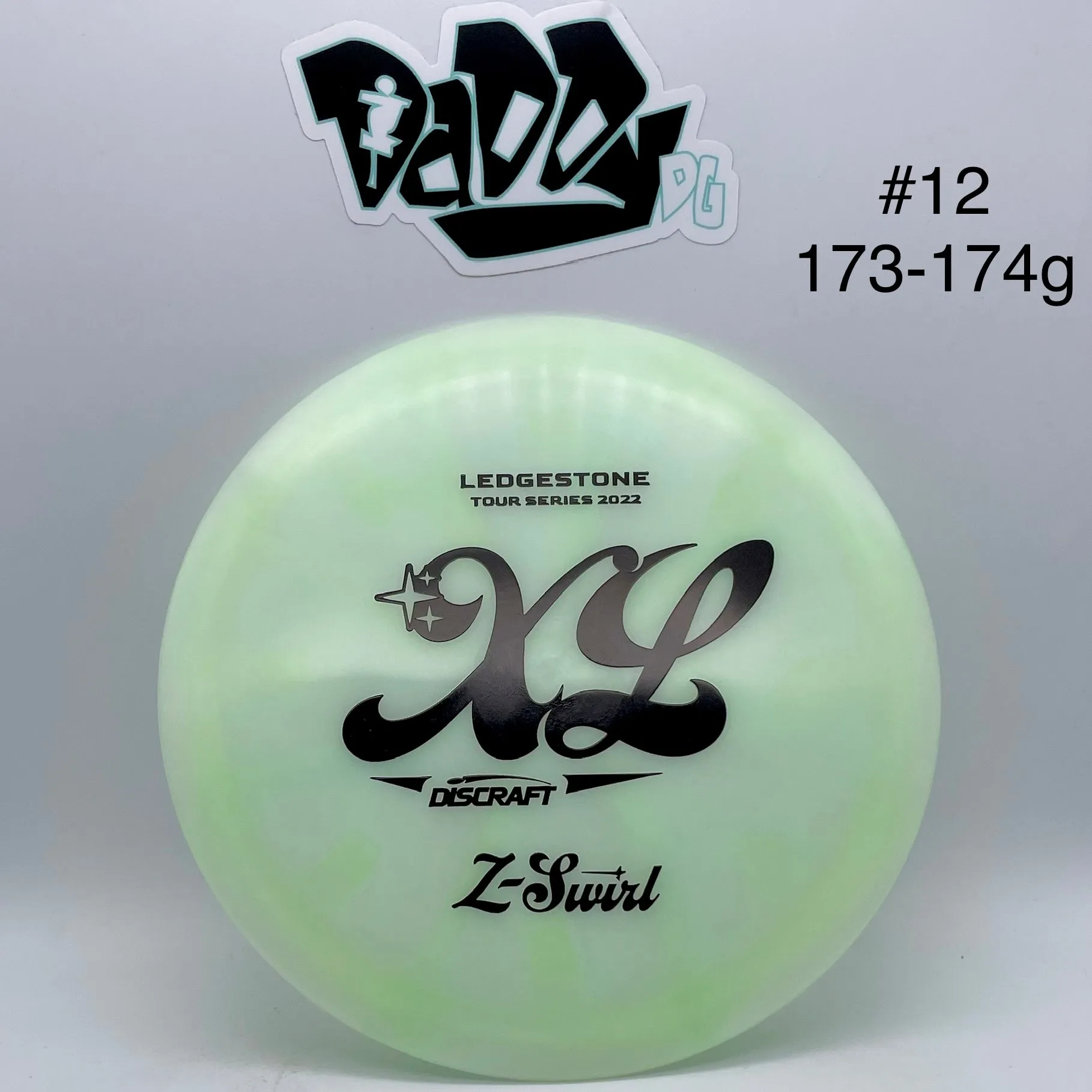 Discraft Z Swirl XL Ultra Long Control Driver with 2022 Ledgestone Stamp