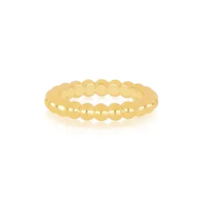 EF Collection - Gold Mini Ball Stack Ring, Yellow Gold