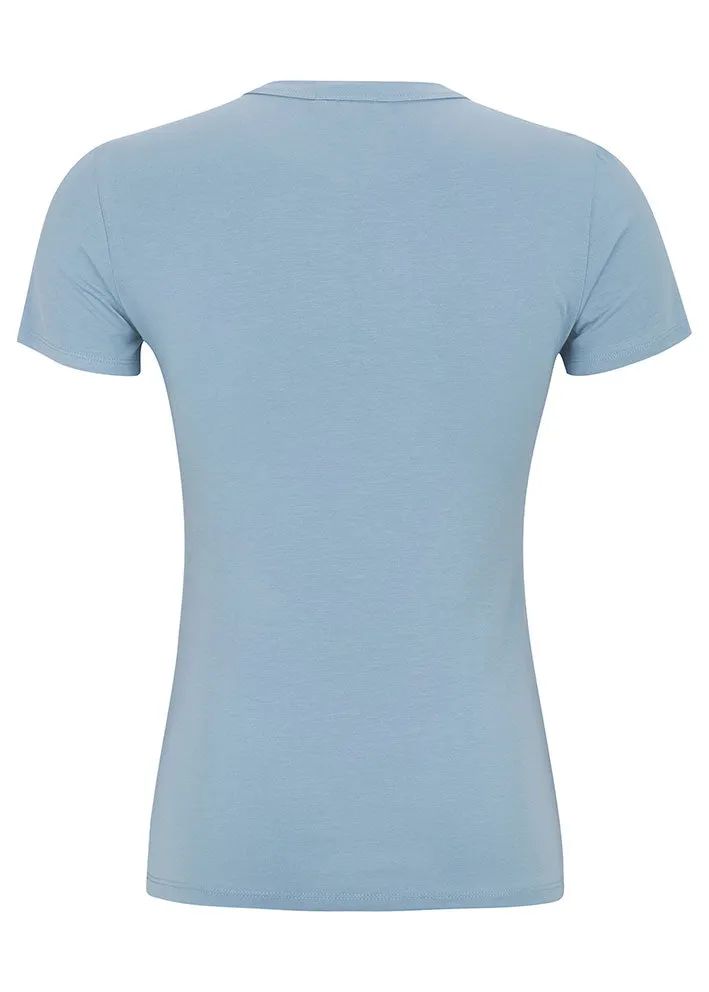 Esmé Studios Penelope Slim Fit T-shirt - Ashley Blue