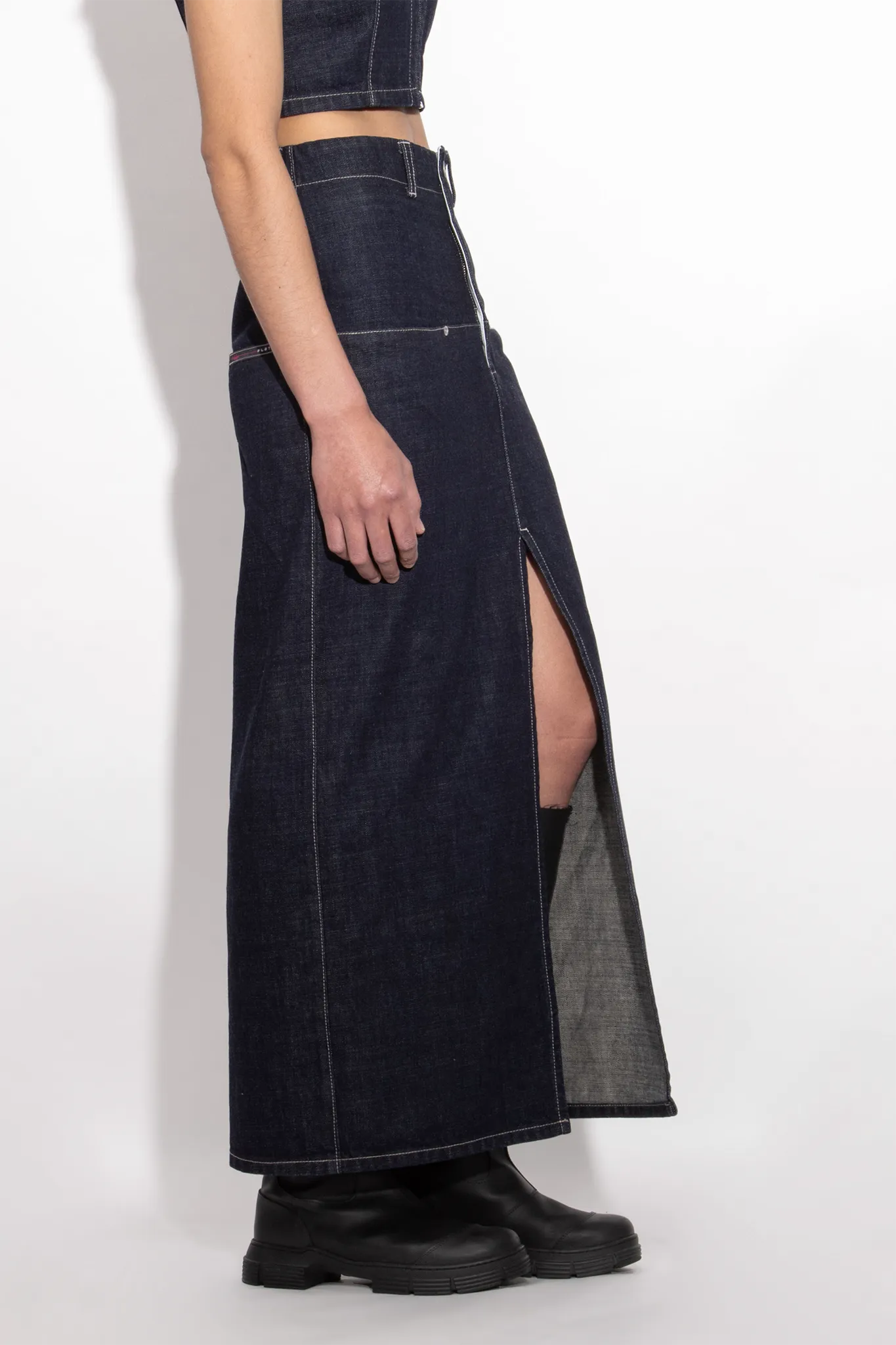 Flatliner Maxi Skirt | Indigo