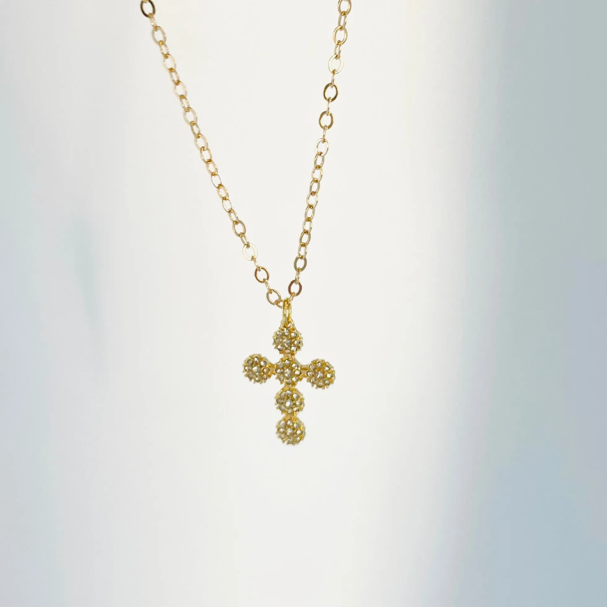 Floral Cross Pendant