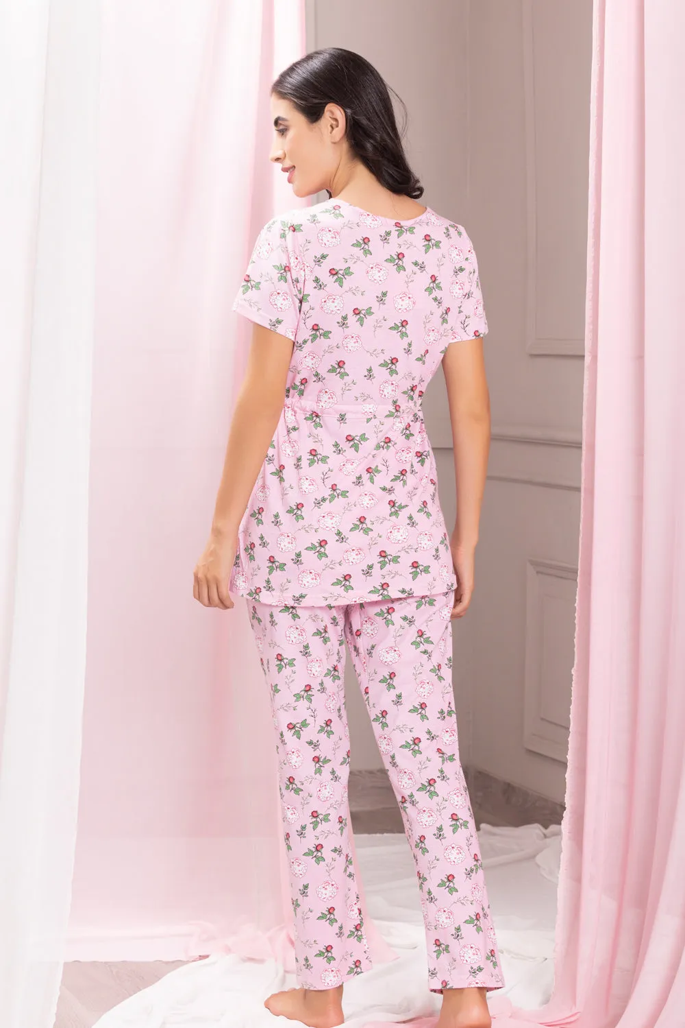 Floral Print Pajama set