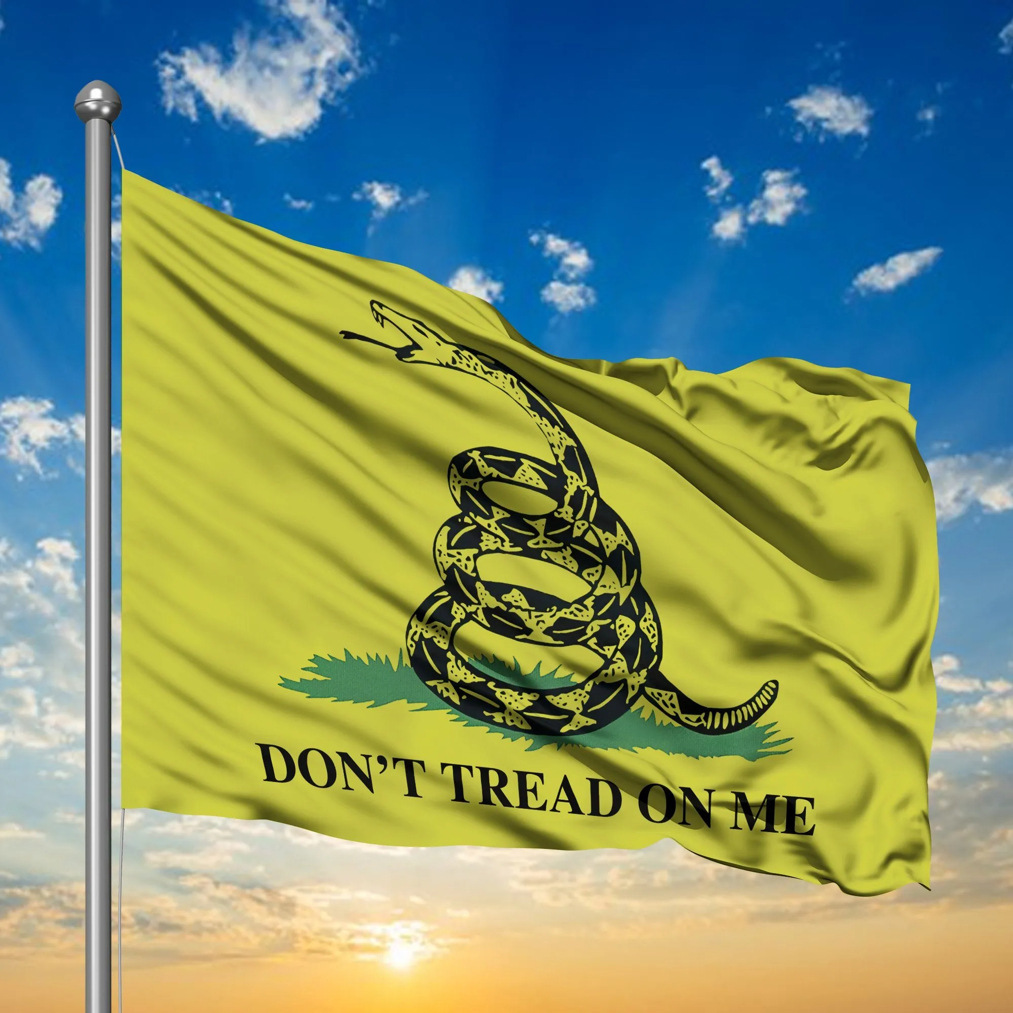 Gearhuman 3D American Gadsden Custom Flag