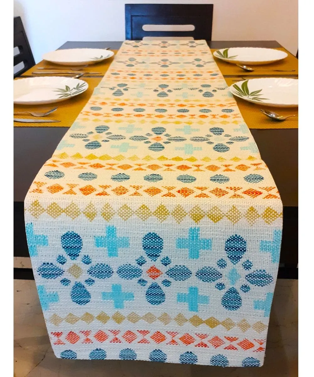 Hand-loom Cotton Table Runner