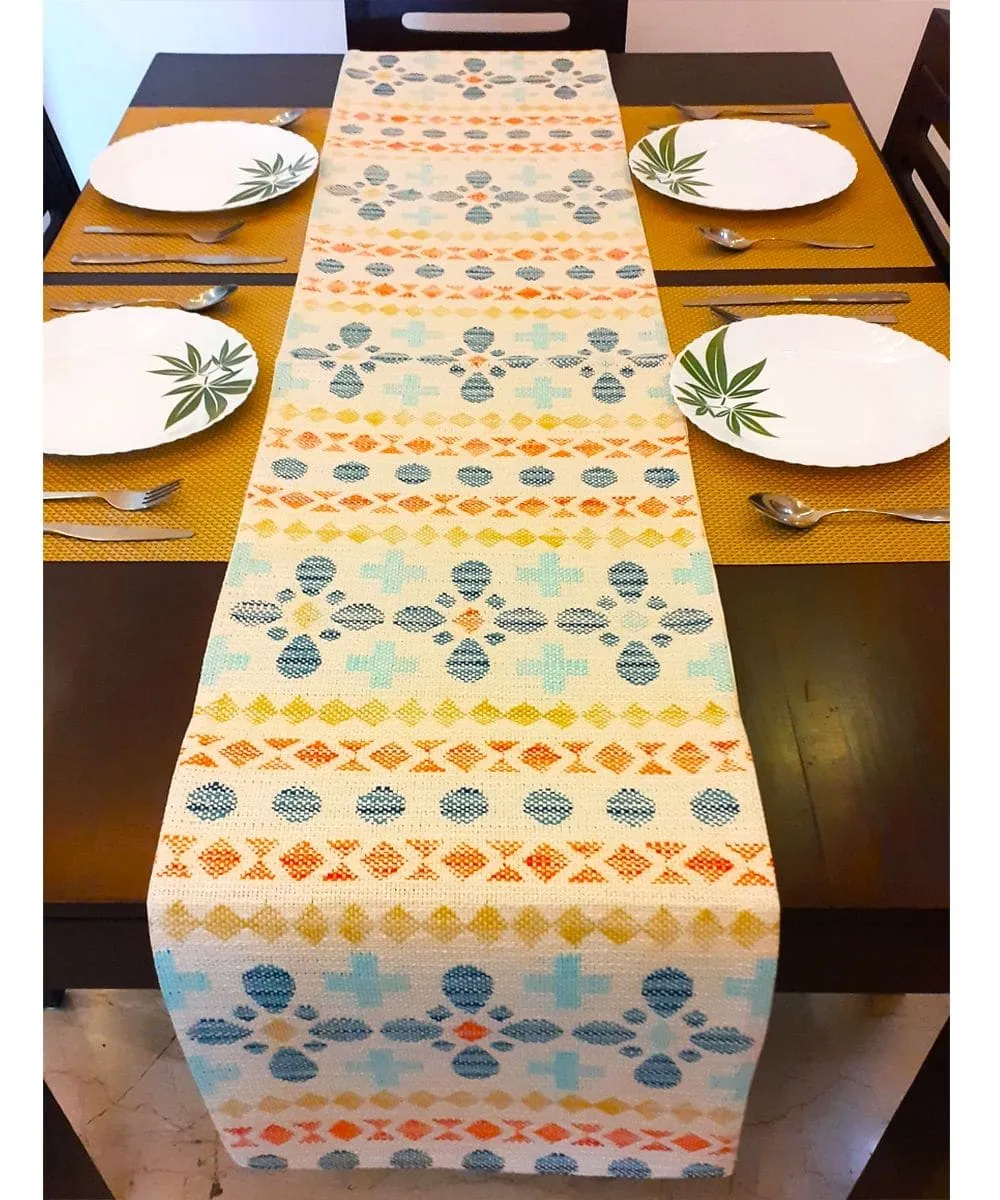 Hand-loom Cotton Table Runner