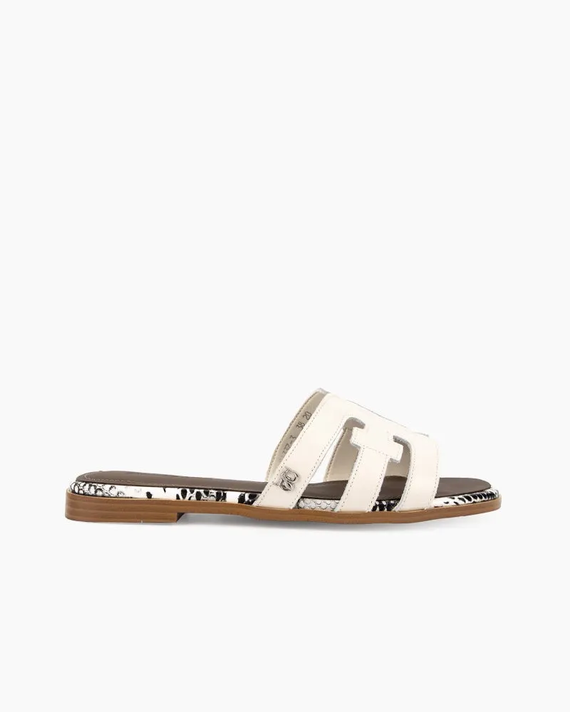 Hollow Out One-line Flat Sandals