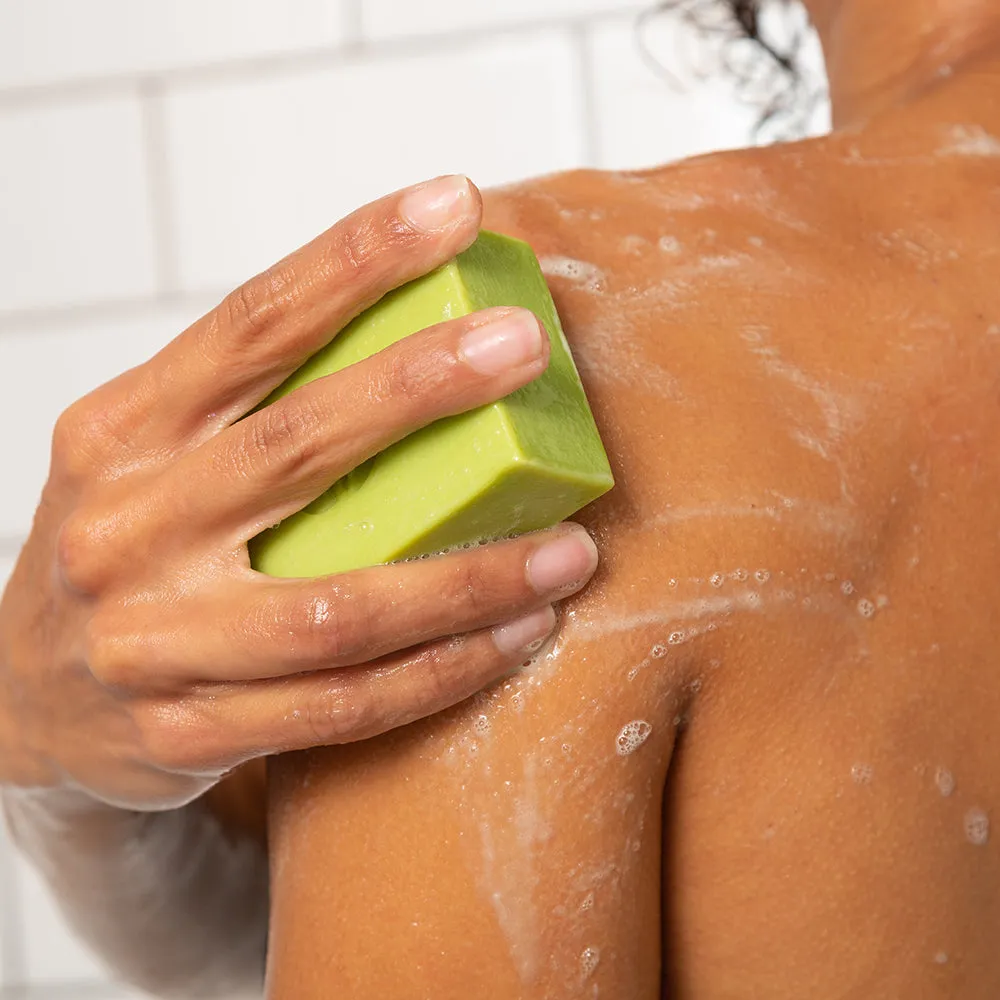 Invigorating Matcha, Lime, & Lemongrass Soap Bar