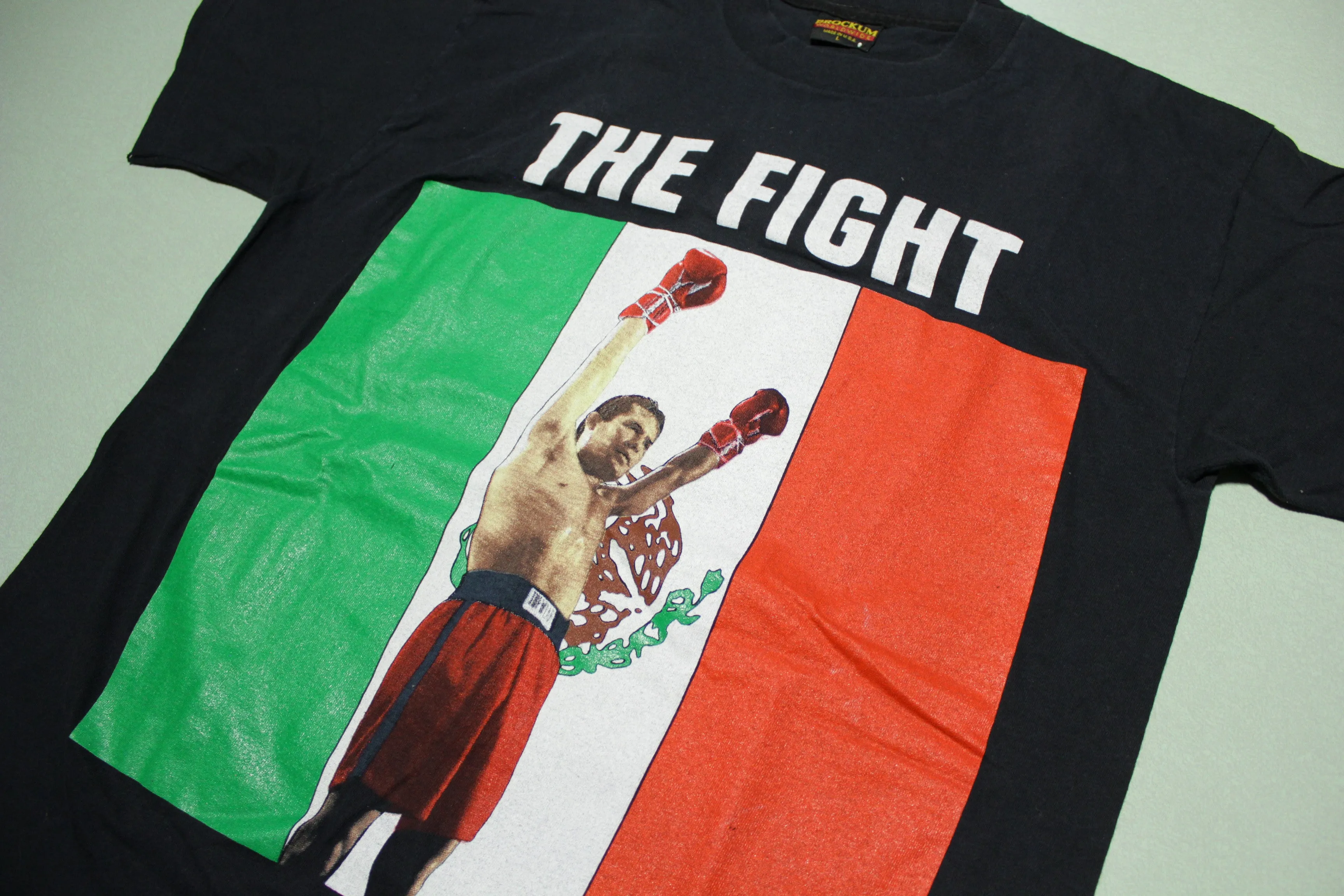 Julio Cesar Chavez The Fight Vintage 90's 1993 Brockum USA Boxing T-Shirt