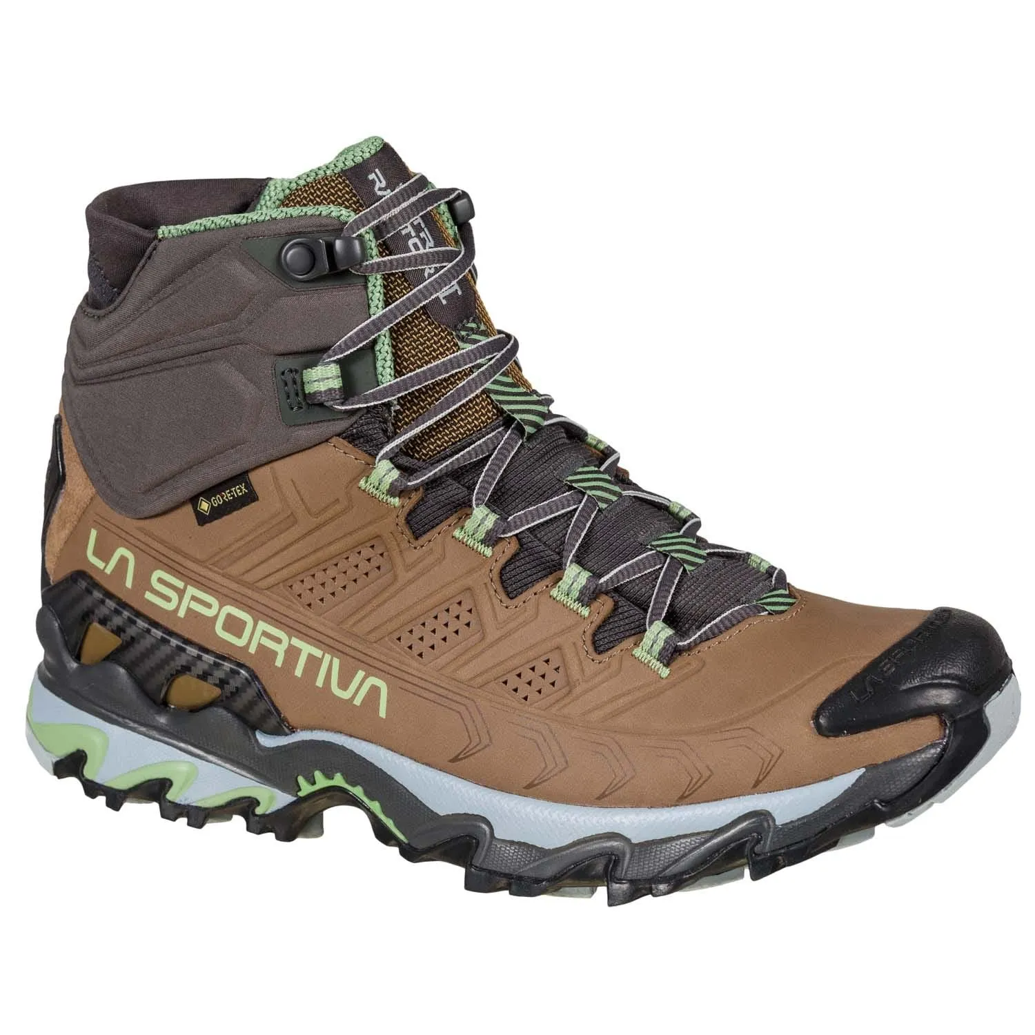 La Sportiva Ultra Raptor II Leather GTX Mid Hiking Boot (Women's) Taupe/Sage