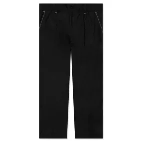 Lightweight Wool Elasticated Woven Pant - Charcoal