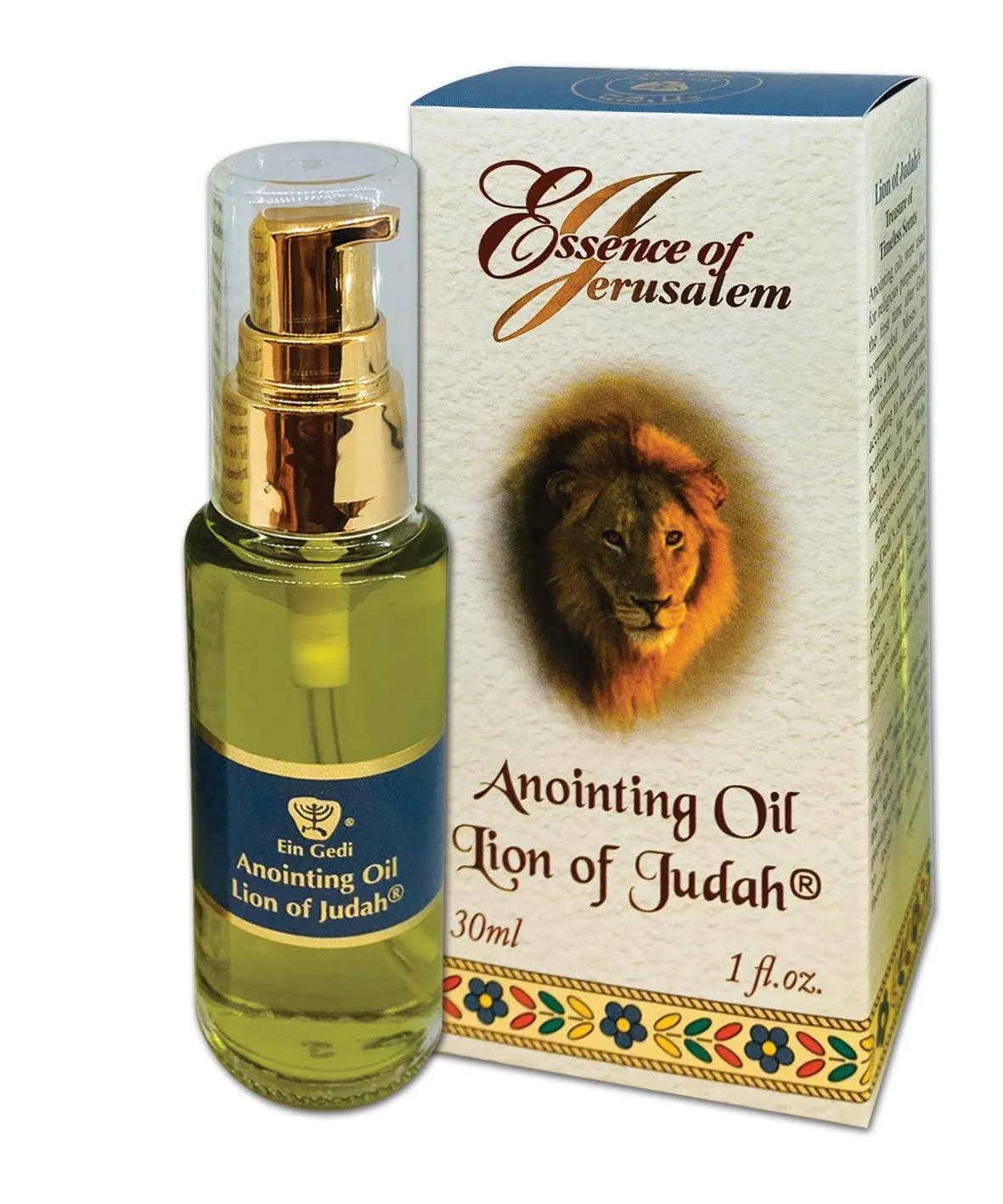 Lion of Judah Essence of Jerusalem Anointing Oil 30ml. From the Holyland