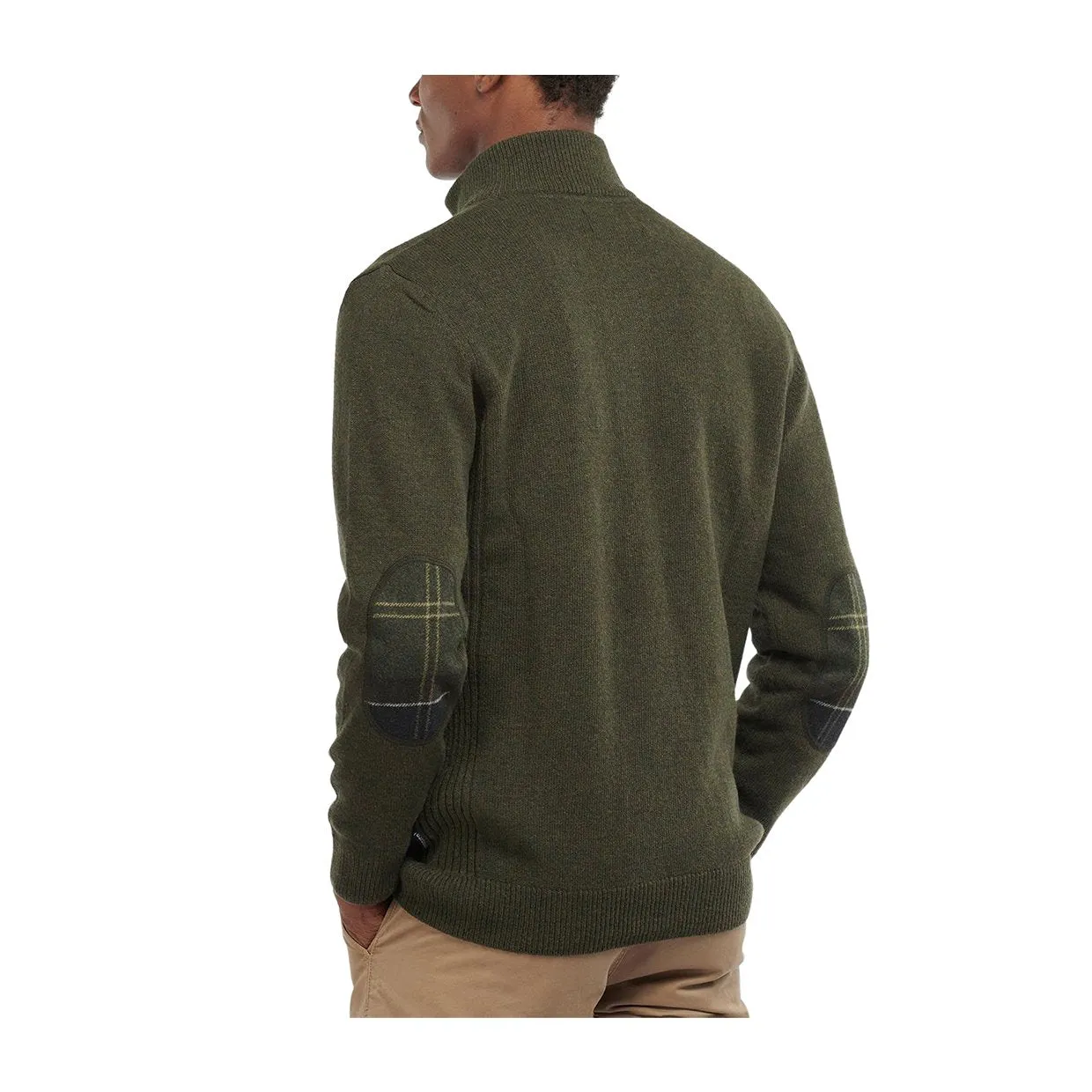 Maglione Barbour Holden Half Zip Verde Melange