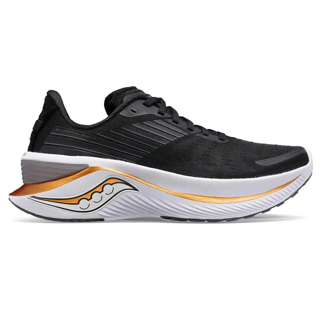 Mens Saucony Endorphin Shift 3 (Wide) - Black / Goldstruck