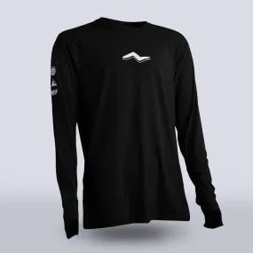 Men's Tarkine Long Sleeve Ultra-Eco Run Tee (Black/Standard Thickness)