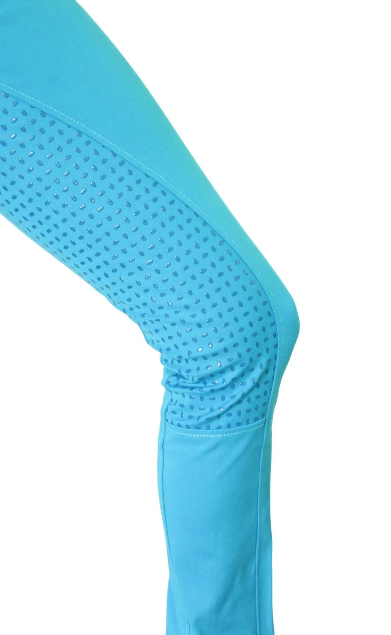 Micro Woven Cotton Blend Jodhpurs in Turquoise - Final runout, Last sizes